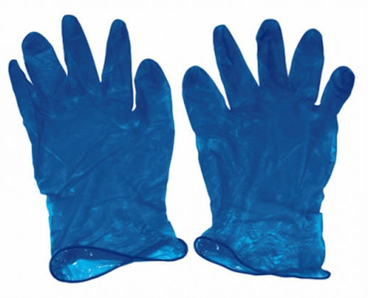 Large Vinyl Gloves (100 gloves by weight) - Click Image to Close